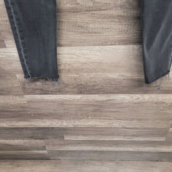 Madewell Jeans Womens Size 25 Tall 9" High Rise Skinny Washed Black - Picture 9 of 13